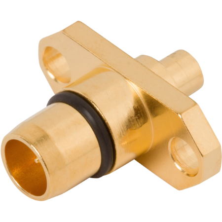 Picture of BMA Male Flange Mount Connector, 2 Hole, for .085 Cable