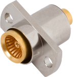 Picture of BMA Female Flange Mount Connector, 2 Hole, for .141 Cable