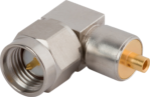 Picture of SMA Male Connector, Swept R/A for .141 Cable