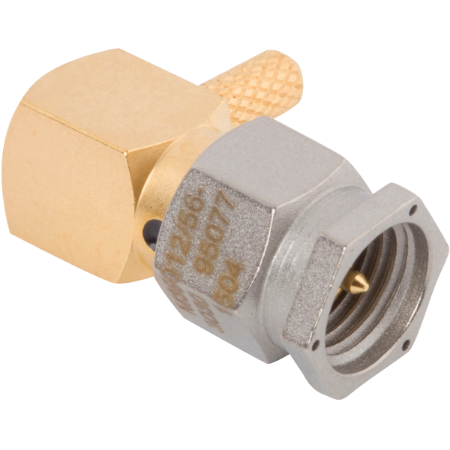 Picture of SMA Male Connector, Lockwire Holes, R/A for M17/152-00001 Cable