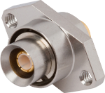 Picture of BMZ Male Flange Mount Connector, 2 Hole,  for .085 Cable