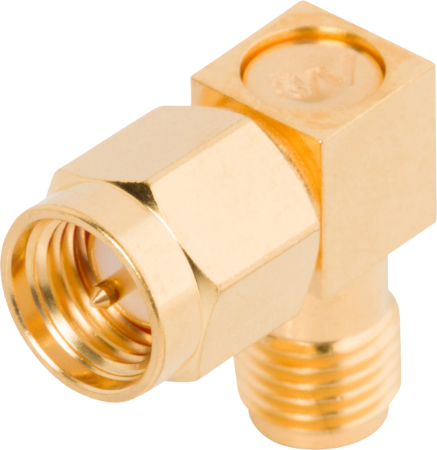 Picture of SMA Female to Male Adapter, R/A