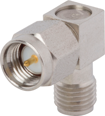 Picture of SMA Female to Male Adapter, R/A