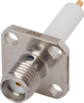 Picture of SMA Female Flange Mount Connector, 4 Hole (Candlestick)