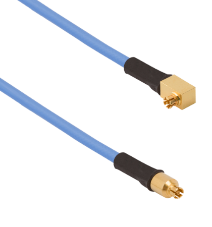 Picture of SMPS Female to SMPS Female R/A 6" Cable Assembly for .047 Cable