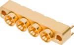 Picture of SMPM Male PCB Surface Mount Connector, 4 Port, SB