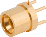 SMPM Male PCB Thru-Hole Connector, R/A, SB