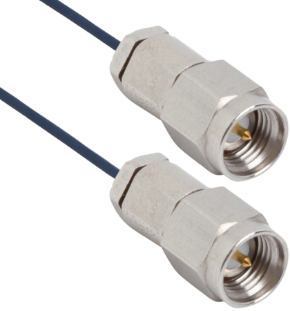 SMA Male to SMA Male 3" Cable Assembly for .047 SuperFlex Cable